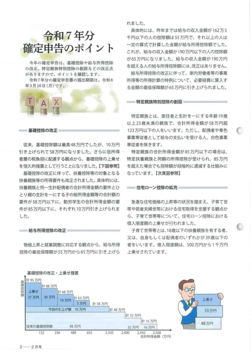 税理士事務所通信2026年1月号ページ2